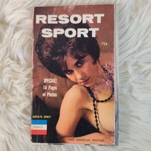 Vintage 1963 Resort Sport Paperback First American Printing Retro Photo Book